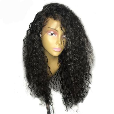 China Curly Body Wave Lace Front Wig Pre Plucked Baby Hair Brazilian Hair Lace Front Wig Ready To Ship for sale