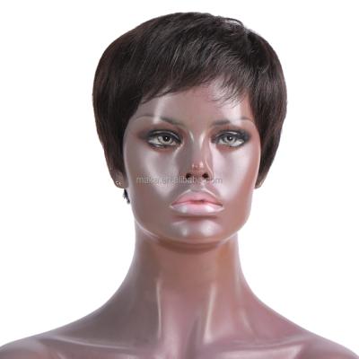 China Silky Straight Curly Hair Wig Supplier Wholesale Pixie Cut Wig for sale