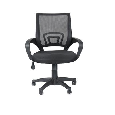 China Cheap Price Ergonomic High Quality Mid Rotation Back All Modern Executive Black Fabric Swivel Office Seat Net Computer Mesh Chair for sale