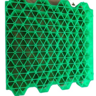 China Modern plastic porous lawn grate grass grid car parking lot floor for sale