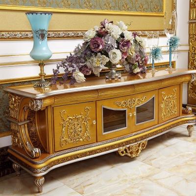 China AJJ FA288 Recommended Rustic Furniture Tv Cabinets Eco - Friendly Rococo Furniture for sale