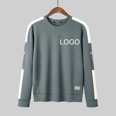 China Custom Wholesale Men Logo Youth Cotton Tops Stitching Casual Hoodies Of Trend Breathable Round Letter Fashion Hoodie Splice Collar for sale