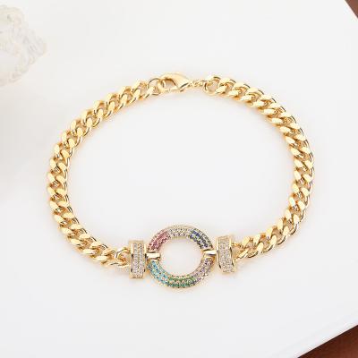 China FASHIONABLE Bangle Zircon Bracelet Ladies Luxurious Ladies Factory Direct Design Best Price for sale