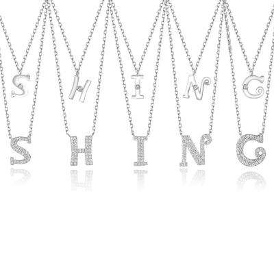 China 2022 Popular Good Quality Hip-Pop Accessories Alphabet Necklace Letter for sale