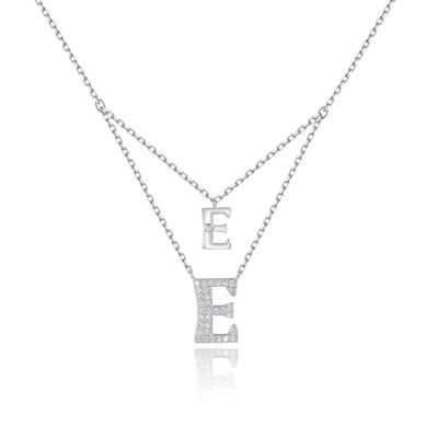 China Simple And Versatile Hiphop Fashion Chain Lovely Personalized Letters Necklace For Women for sale