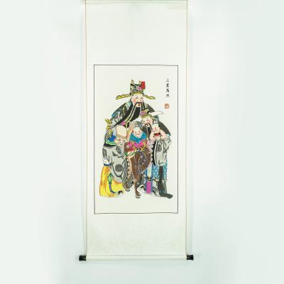 China Traditional Chinese Art Traditional God of Wealth New Year Painting Gift Decorative Painting for sale