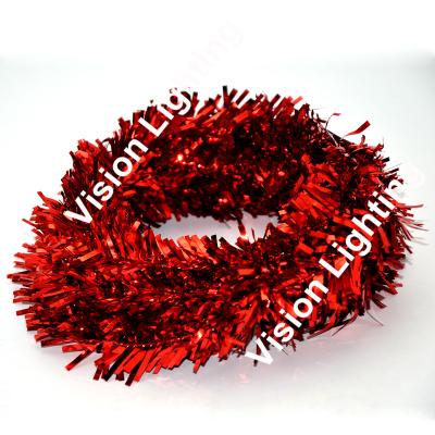 China Wholesale Hot Sale LED Pattern Light 3D Pattern Decoration PET Material Tinsel Garland For Christmas Light for sale