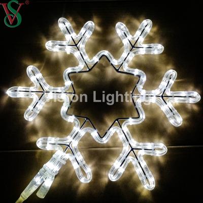 China Modern Outdoor Christmas Decoration Landscape Lighting IP65 2D Pattern Led Snowflake Light for sale