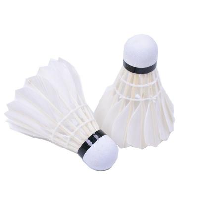 China High quality durable 12pcs duck feather No.1 badminton shuttlecock one dozen badmintons outdoor and indoor entertainment enthusiasts game for sale