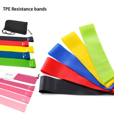 China 2021 Hot Selling China Design Exercise Band Resistance Bands Exercise Bands 5PCS One Set 600*50mm Resistance Band for sale