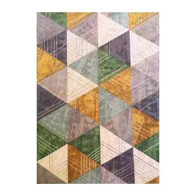 China European and American mosaic pattern triangular multicolor style living room bedroom tea table small fresh mat for sale