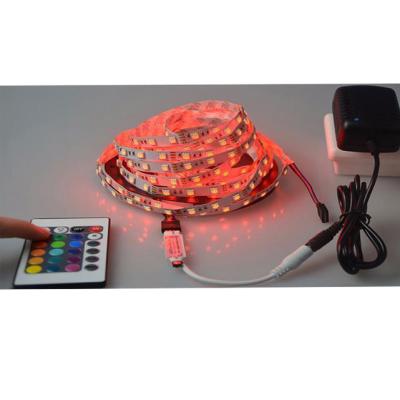 China All 24 Keys RGB Led Strip Light 5050 Battery Operated Low Voltage 12V 24V LED Strip for sale