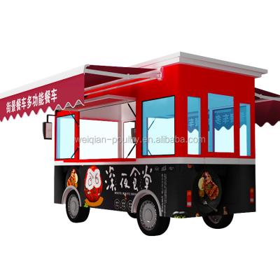 China New Design Environment Easy To Use Popular Electric Food Truck Dining Car For Sale for sale