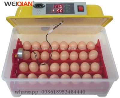 China Weiqian Egg Incubator Bird Brand 32 Mini Poultry Hatchery Incubators Automatic Rotating Brilliant Incubator for sale