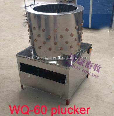 China WQ-60 POULTRY poultry plucker machine for chicken feather removal machine for sale