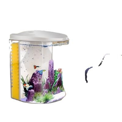 China Latest Design Viable Ultra Clear Glass Wall Aquarium Fish Tank for sale