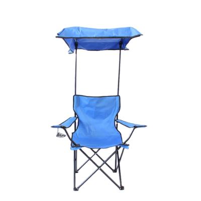 China Modern Wholesale Camping Outdoor Fishing Foldable Chair With Canopy for sale