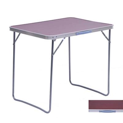 China Modern Family Picnic Furniture Small Outdoor Iron Beach Picnic Table Foldable Table for sale