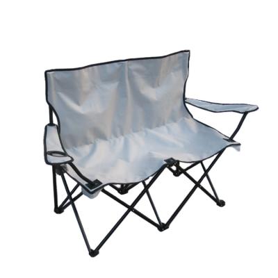 China Modern Outdoor Folding Chair Beach Chair Portable Double 2 Person Camping Chair for sale