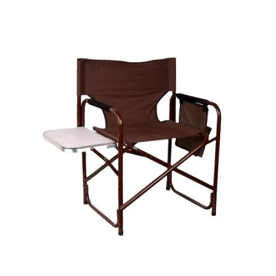 China Modern Durable Modern Outdoor Folding Director Chair With Side Camping Chair Table for sale