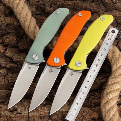 China Tactical Folding Knife D2 Blade Blade Defense The Group of Ten EDC Screw Release Shirogorov Ball Bearing Hunting Pocket Knives for sale