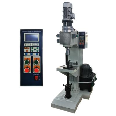 China Construction worksÂ   Hot Selling Hydraulic Stroke Max Rotation Adjustment 18mm Solid Vertical Type Orbital Riveting Machine for sale