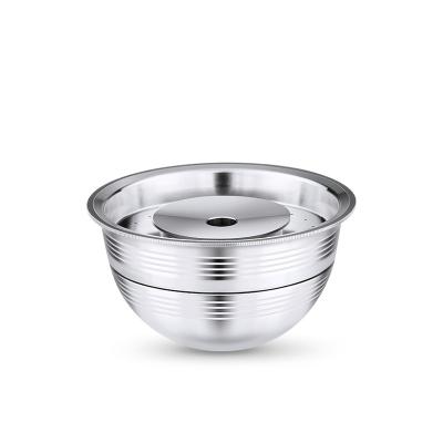 China Refillable Nespresso Pods Stainless Steel Eco-friendly Reusable Espresso Coffee Pods Capsules With Coffee for sale