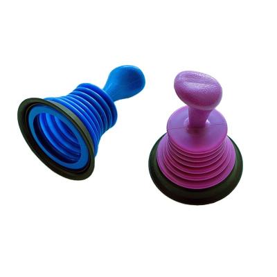 China Stocked Customized Color Hot Selling New Design Toilet Plunger With Holder for sale