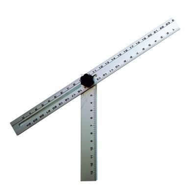 China Aluminum Alloy Thickening Adjustable Angle Square 90 Degree T Square Ruler Aluminum for sale