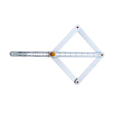 China Multi Corner Aluminum Alloy Miter Angle Ruler Aluminum Alloy Protractor Angle Gauge Finder for sale