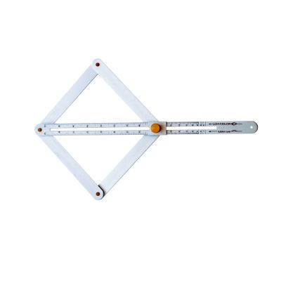 China Professional Aluminum Alloy Multi Folding 4 Angle Ruler China Manufacturer Measuring Tool for sale