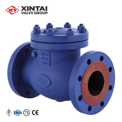 China API6D DN80 40C DIN Standard General German Type Low Pressure WCB Swing Check Valve Used In Steam System for sale