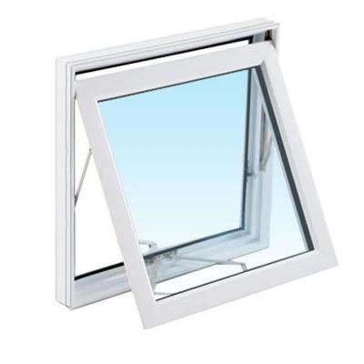 China Swing Outward Double Aluminum Soundproof Insulated Glazed Tempered Glass Window for sale