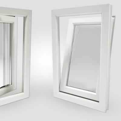 China Customized Swing Open Thermal Break Inside Double Glass Aluminum Window for sale