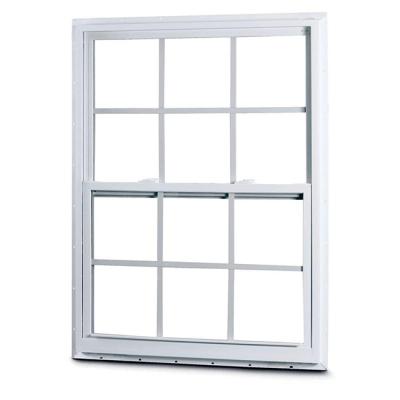 China Sliding Residential Glass Single Hung Window American Style Window LOW-E for sale