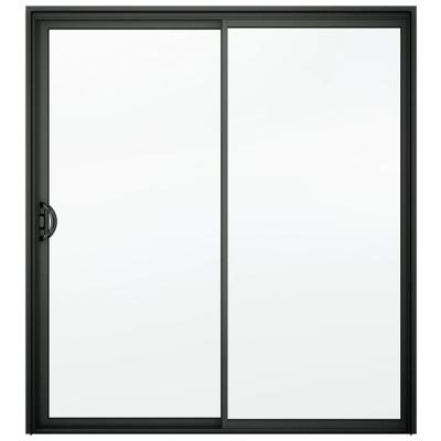 China Modern Bullet Proof Doors Designs Double Tempered Clear Glass Plate Luxury Aluminum Door for sale