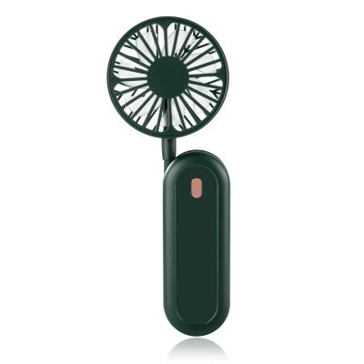 China The mini hotel fan can be folded and neck-mounted USB charging 1200 mah can be stored easy to carry simple and creative design for sale