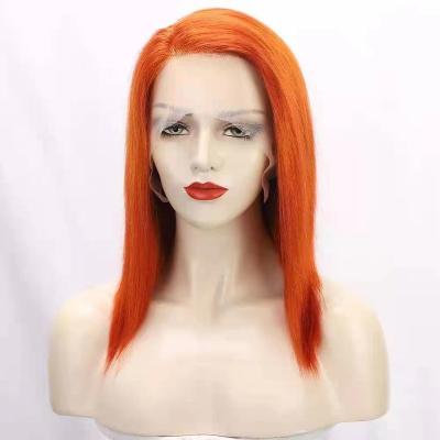 China Other Hot Sale For Color Women Hair Wig High Quality Synthetic Gradient Long Lace Front Smooth Straight Wave Natural With Highlights for sale