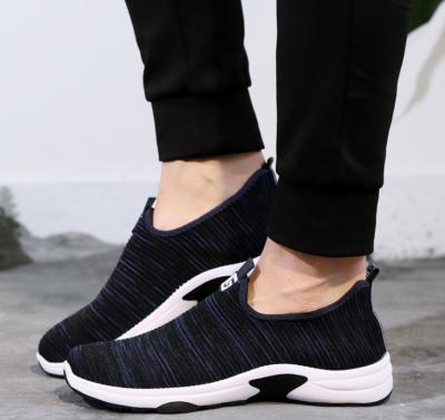 China Non casual fashion trend slip casual shoes with unique rubber men slip on shoes sneakers loafers for sale