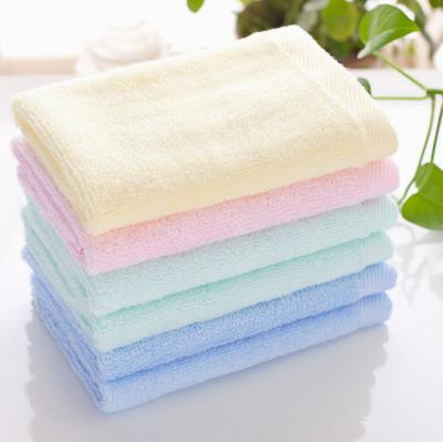 China Factory Supply Baby Kids Baby Towel Bamboo Face Square Fiber Antibacterial Hand Child Safe Clean Towel for sale