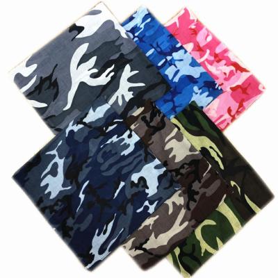 China Wholesale Square Camouflage Bandana Sport Bicycle Headwear Multi Sunscreen Cotton Use for sale