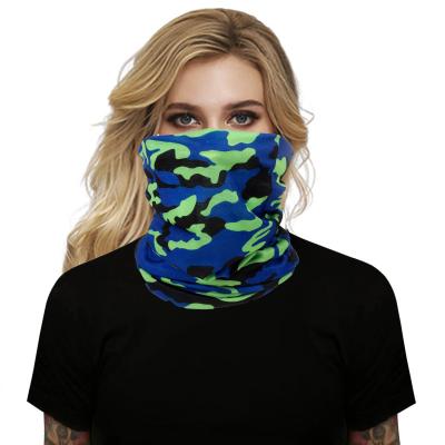 China Multifunctional seamless headwear tube camouflage bandana multi-use bicycle dustproof scarf for sale