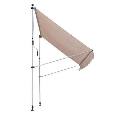 China Factory Hot Selling Expandable Easily Install Outdoor Aluminum Folding Retractable Manual Raise Tent Patio Cover/Deck Roof For Sun Shade for sale