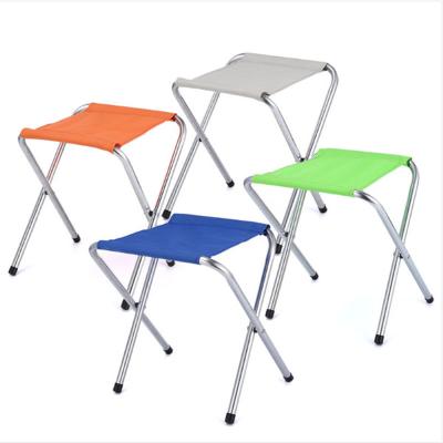 China Modern Hot Selling Lightweight Easy To Carry White Small Round Steel Folding Step Stool for sale