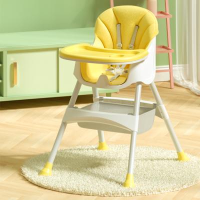 China Applicable Newest Design European Style Baby Safety Dining Chair , Baby Adjustable High Feeding Chair for sale