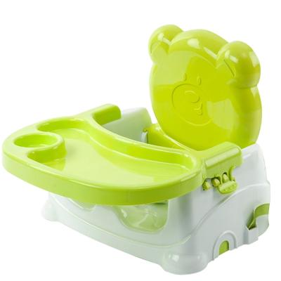 China Eco-friendly Plastic Folding Baby Adjustable Dining Sitting Feeding Chair Applicable For Children for sale