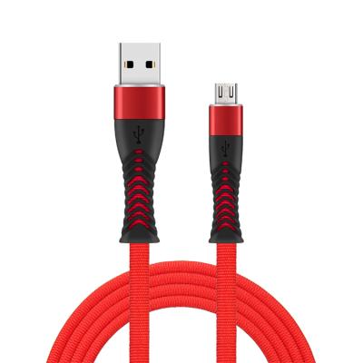 China Charging + Data Sending Reinforced 2.4A 1M Android Charger Cable USB Charging Data Cable In Bedroom Office Car for sale