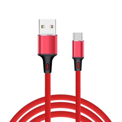 China Charging + Data Sending Sturdy&secure Type C Cable 1M 2.4A Fast Charging Type C Cable For Samsung HTC Motorola Connection Computer Cables for sale