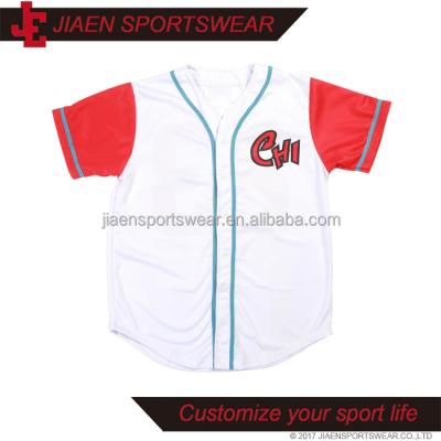 China Customized Sports Fashion Antibacterial Baseball Shirts Fitted Sublimation Baseball Tank Tops Juniors Baseball Tops for sale