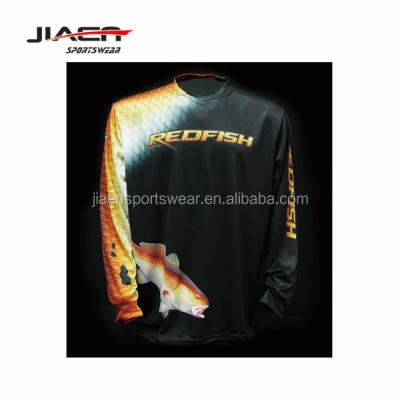 China Wholesale High Quality Antibacterial Sublimated Mens Fishing Tees Vented Fishing Shirts for sale